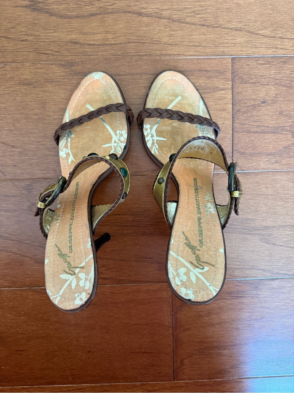 VINTAGE GIUSEPPE ZANOTTI MULES.